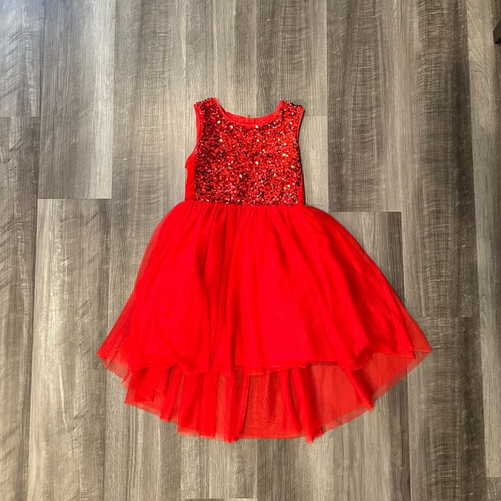 Cat & Jack Sparkling Red Dress